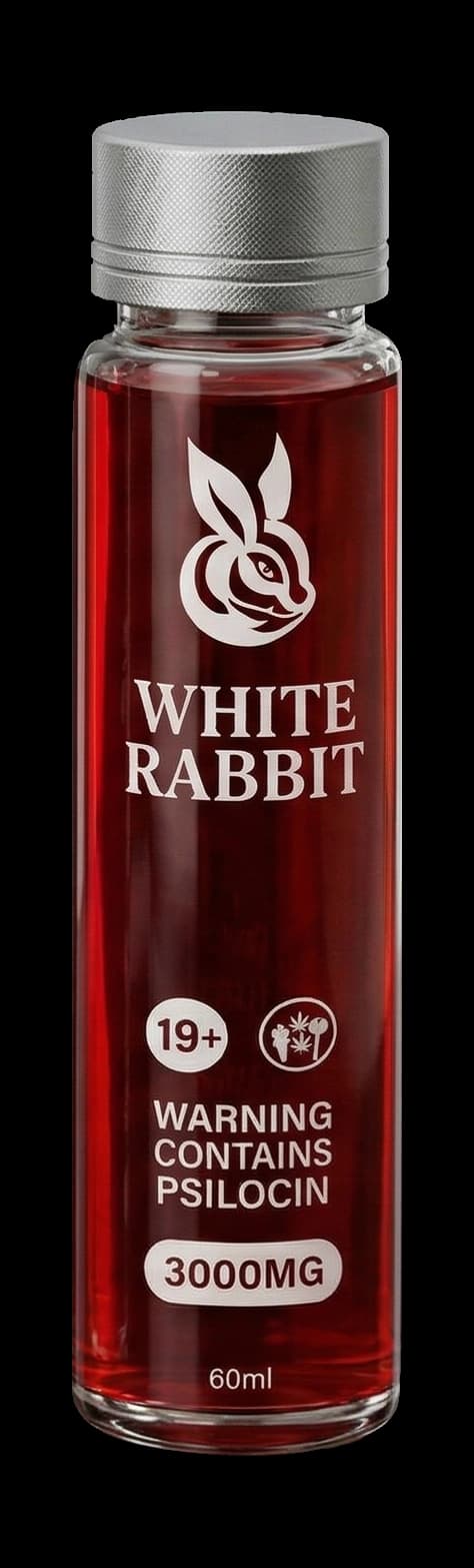White Rabbit Watermelon mushroom drink bottle